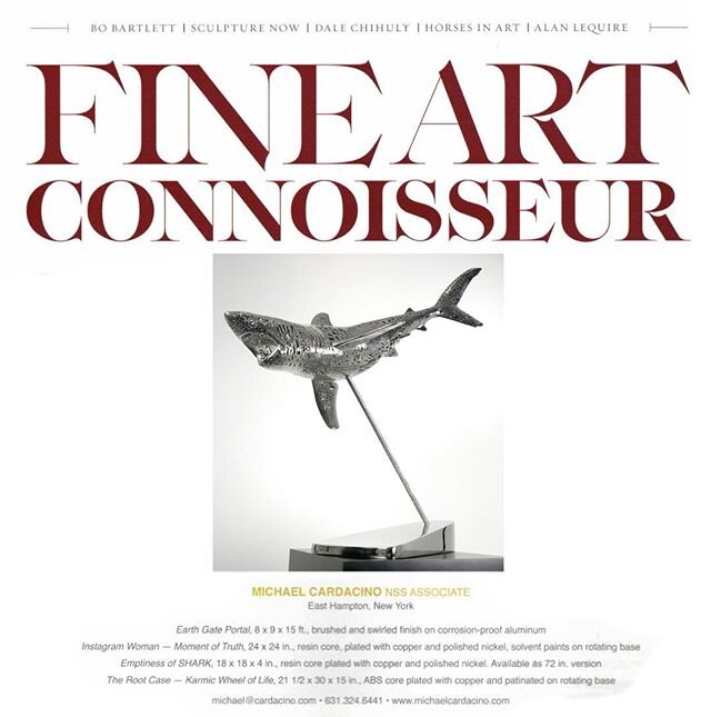 #Michael cardacino sculpture #sculpture #emptiness of shark #fine art connoisseur