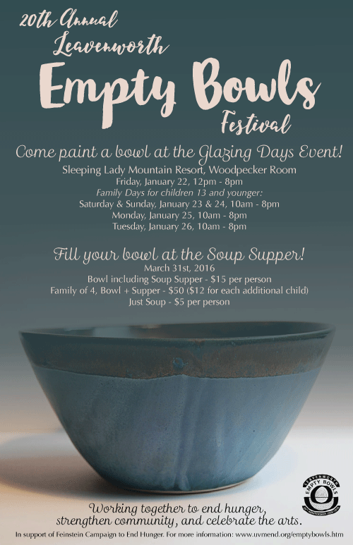 Empty Bowls Glazing Days