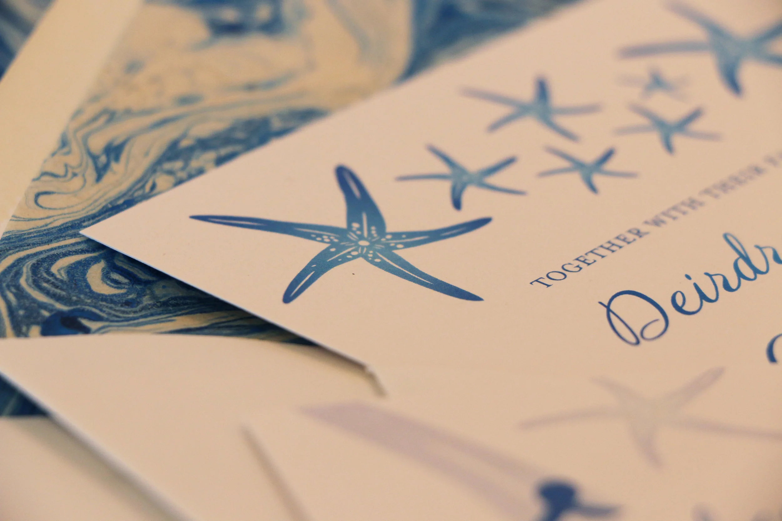 Seaside Wedding Invitation Package