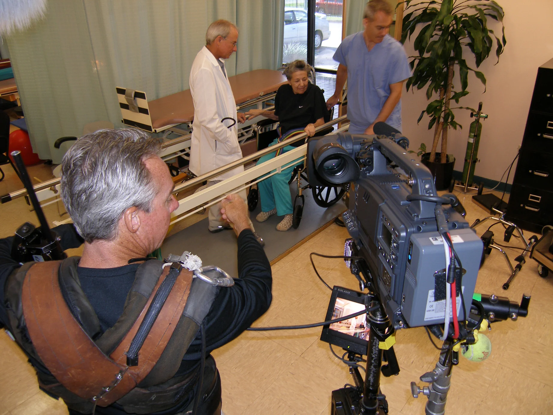 Healthcare with compassion captured with the Steadicam