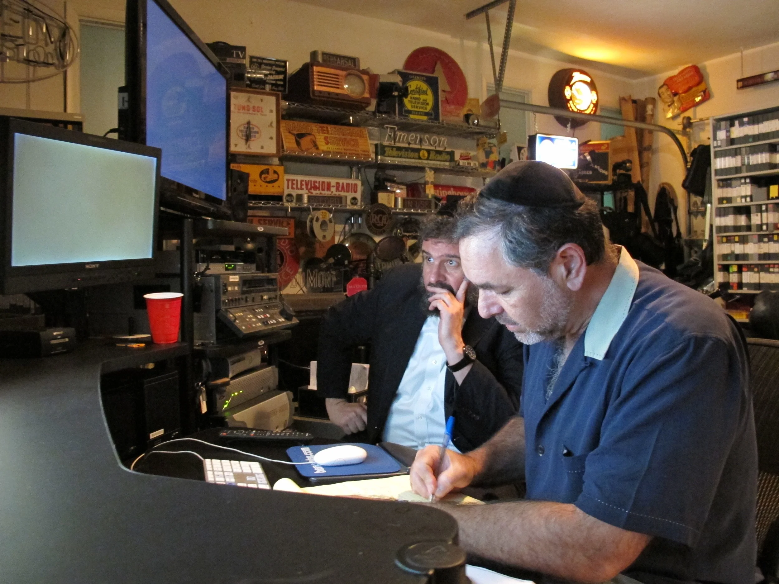 Post-Production Avid editing with Rabbi Yitzy Zweig for Talmudic University's 40th Anniversary Film