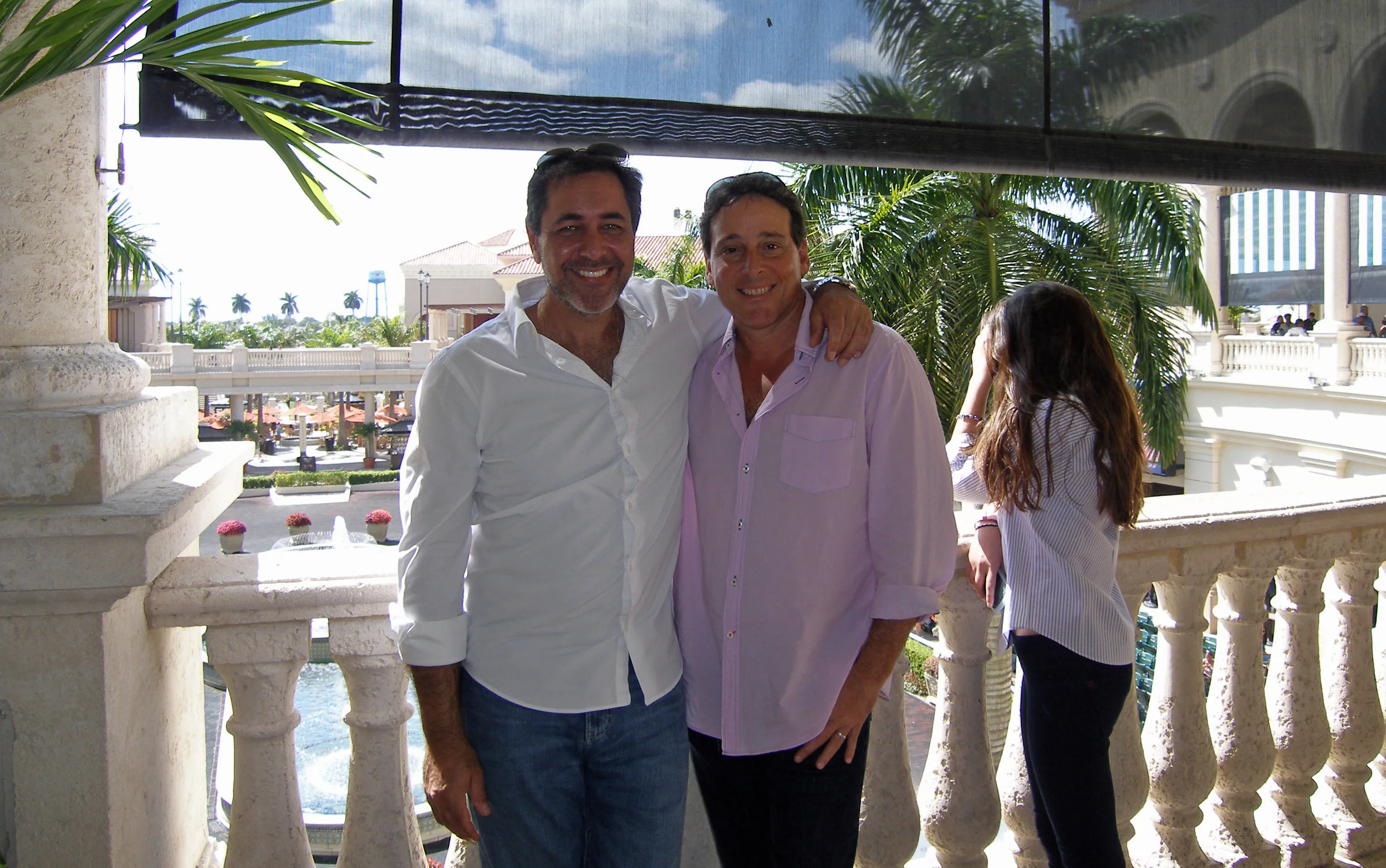 With high school buddy David Garfinkle, producer of Naked & Afraid on Discovery Channel and Blind Date