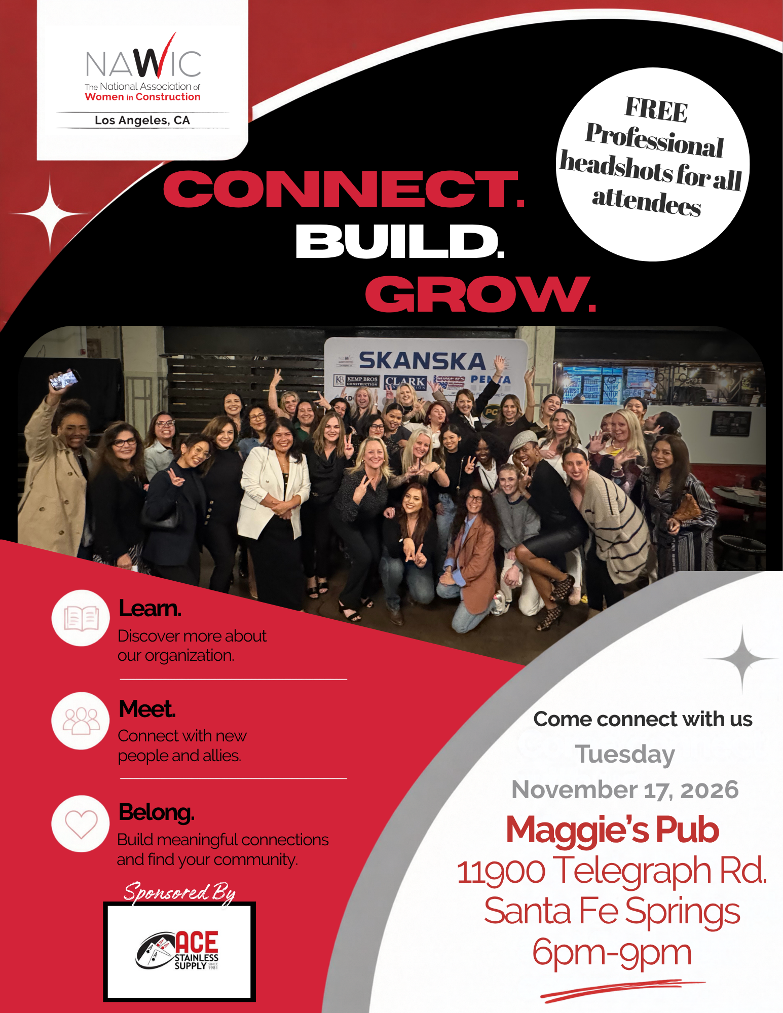 Connect. Build. Grow NAWIC Networking Mixer