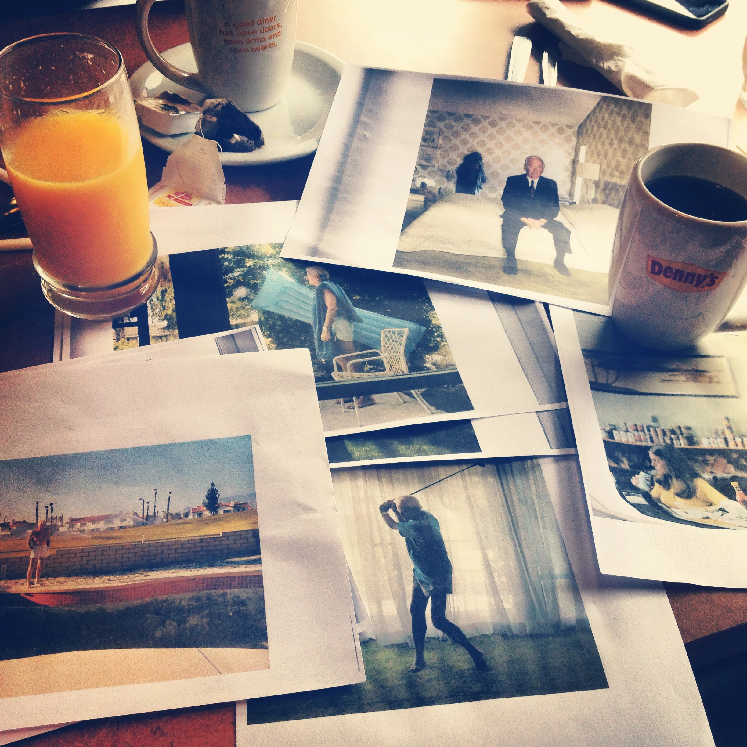 Larry Sultan mood board for 'Ronald' 