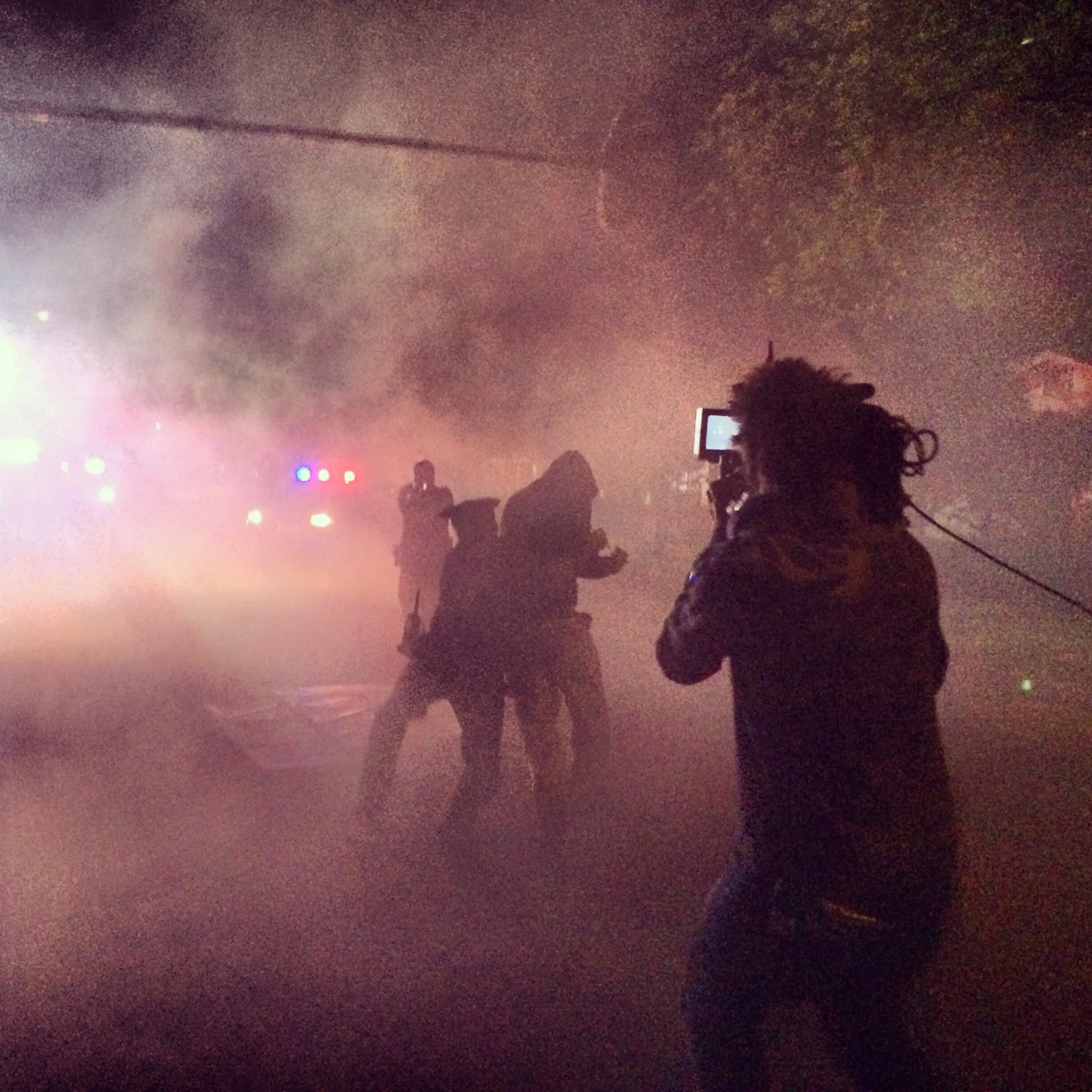 On the set of 'Inside the Hunt for the Boston Bombers'