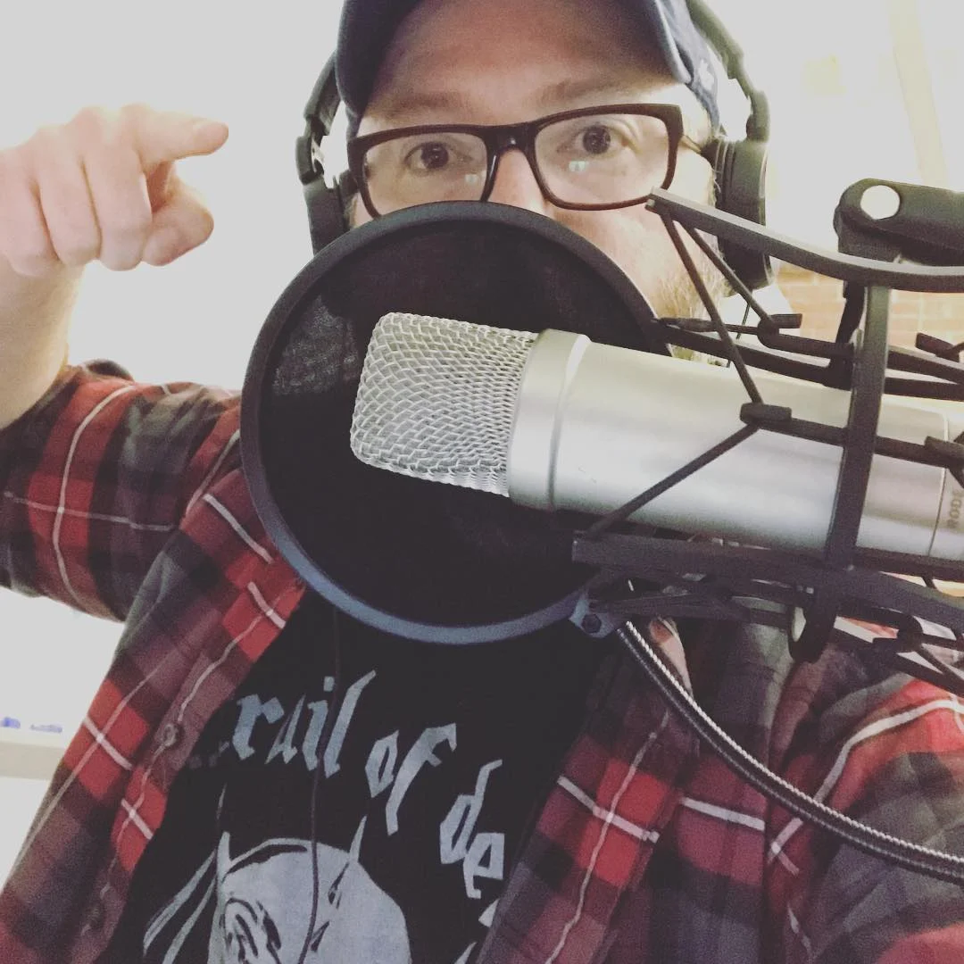 podcasting selfie