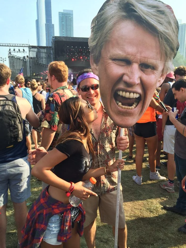 Gary Busey saved my life Lolla 2014