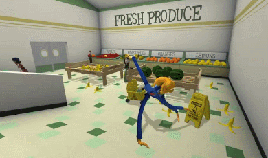 Octodad at the grocery store.