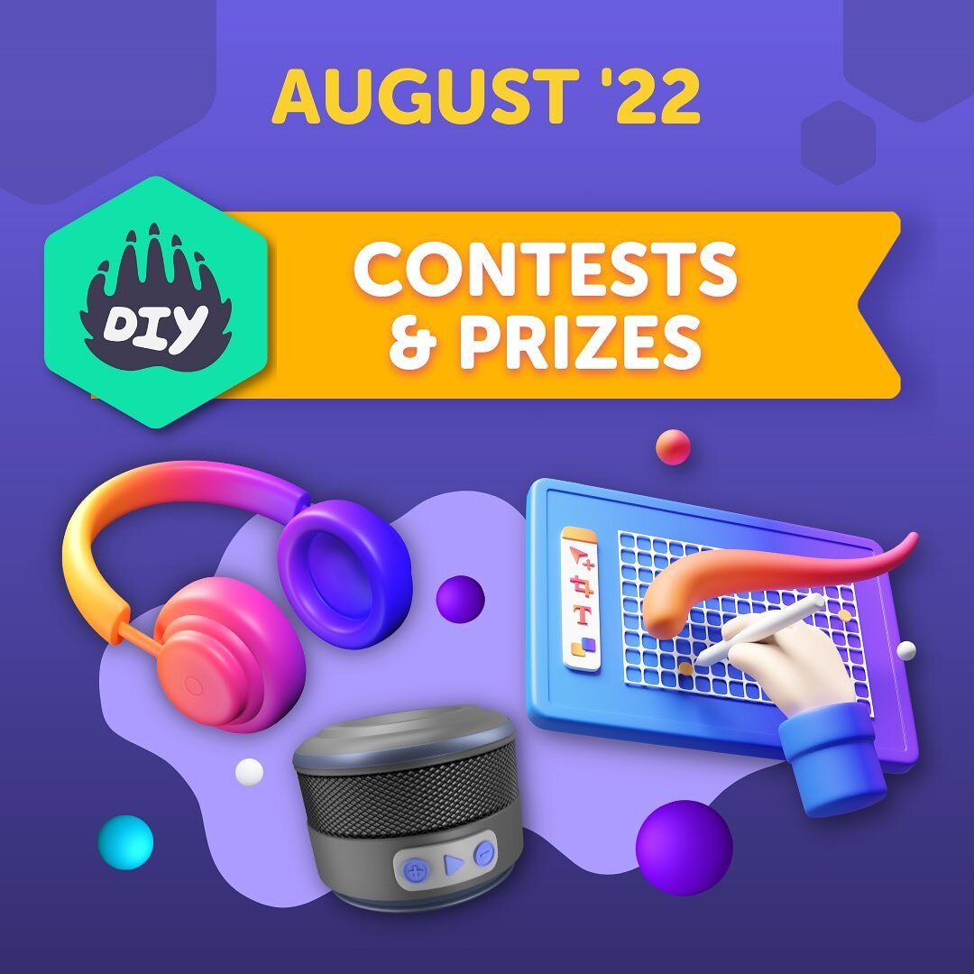 August on DIY is looking pretty lit! 🔥🔥🔥

Calling all kids around the world to compete in some really fun battles of wit and creativity - let&rsquo;s go!!!

Download the DIY app for FREE - link in bio! But remember - you have to be a kid to partic