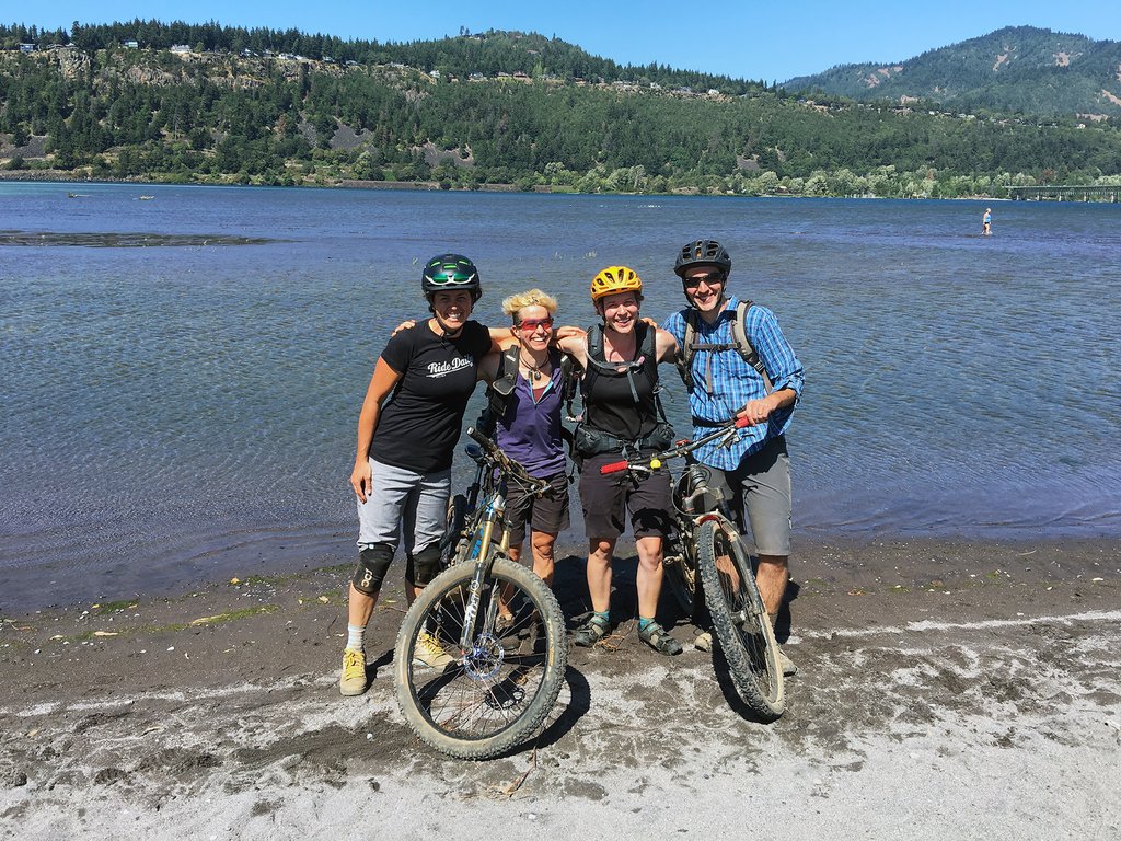 Team OTT: Leslie Kehmeier, Sam Clark, Kim McCormack, Ben McCormack