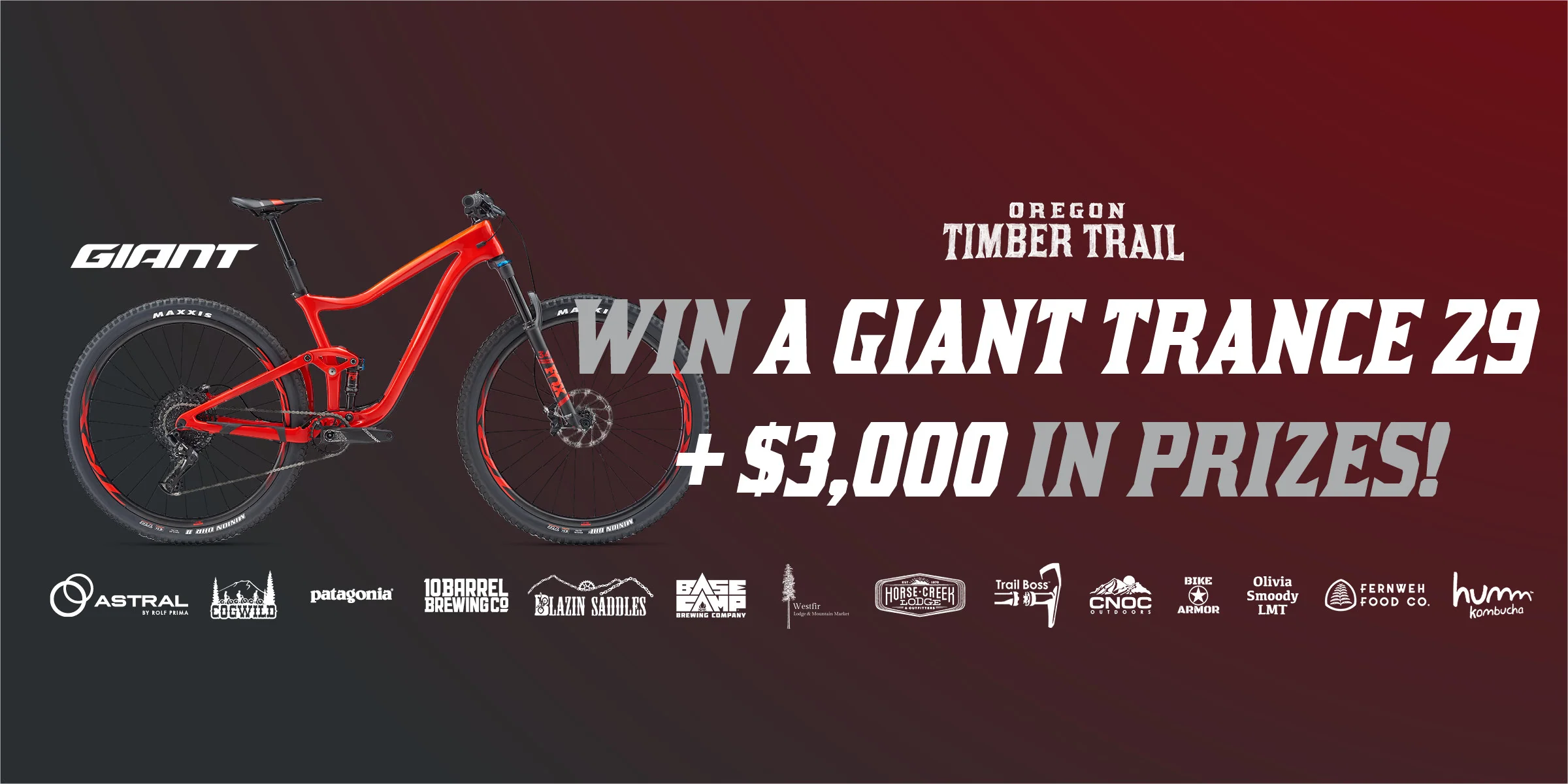 Win over $8,000 in prizes including a Giant Trance!