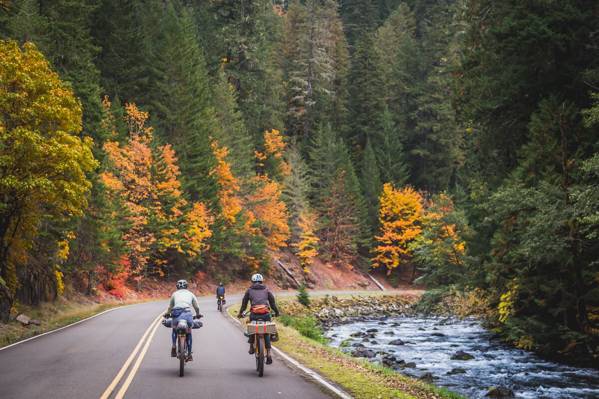  A portion of the Anaxshat Passage route follows the stunning Cascading Rivers Scenic Bikeway. 