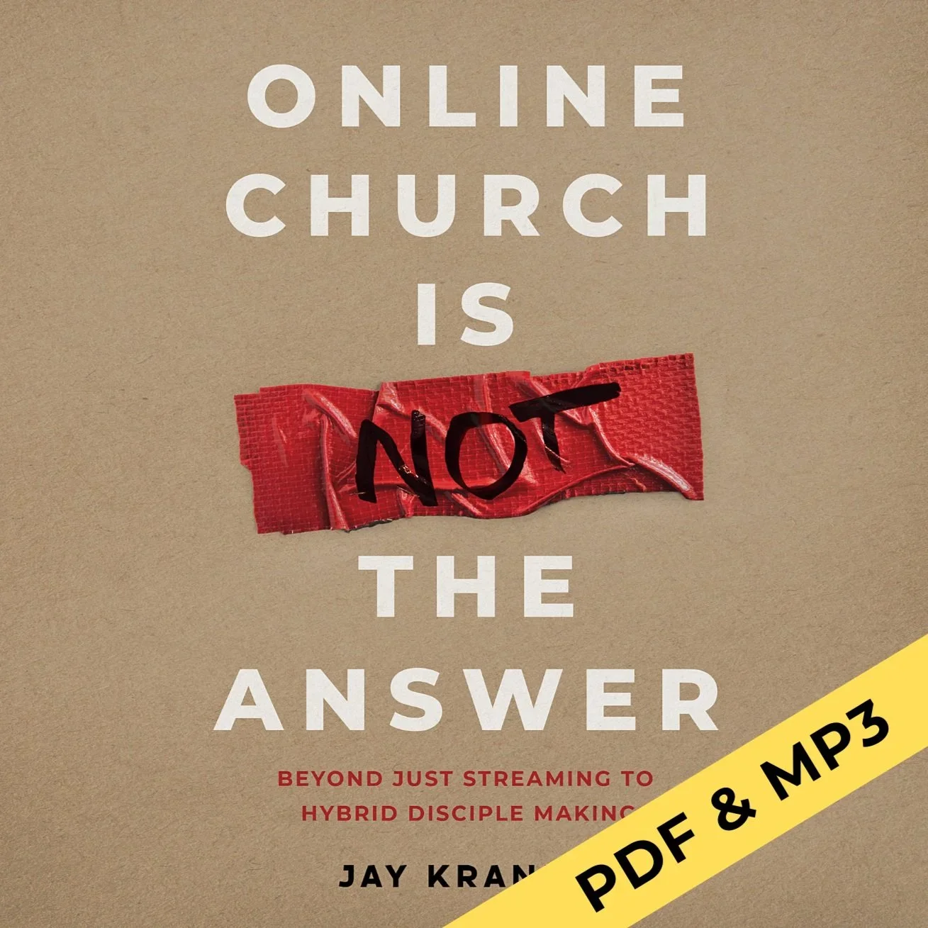 Team Bundle (5-10 People): PDF & Audiobook (MP3): Online Church Is Not The Answer