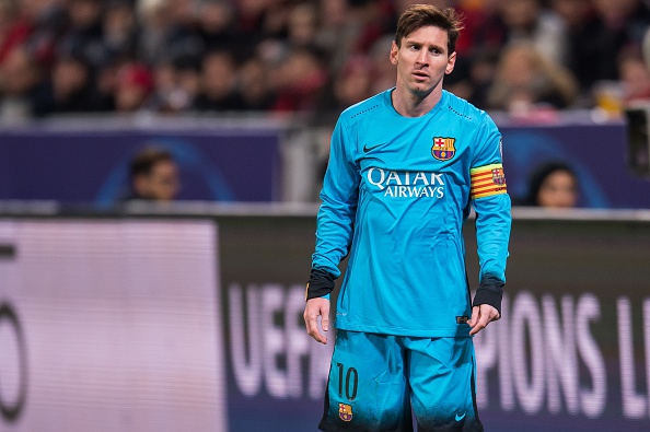 Lionel Andres Messi of FC Barcelona during the UEFA Champions League match between Bayer 04 Leverkusen and FC Barcelona on December 9, 2015 at the BayArena in Leverkusen, Germany.(Photo by VI Images via Getty Images)