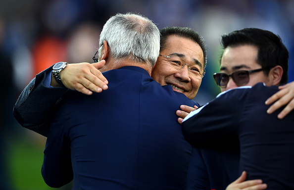 Vichai Srivaddhanaprabha has been revered since his takeover of Leicester. (Photo by Laurence Griffiths/Getty Images)