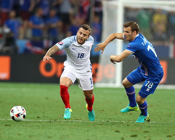 Hodgson thought it was cute to pick Wilshere, who didn't play the full 90 mins for 2 years prior to the tournament, instead of Danny Drinkwater, who perhaps had the best season amongst all English midfielders. (Photo by Evrim Aydin/Anadolu Agency/Getty Images)