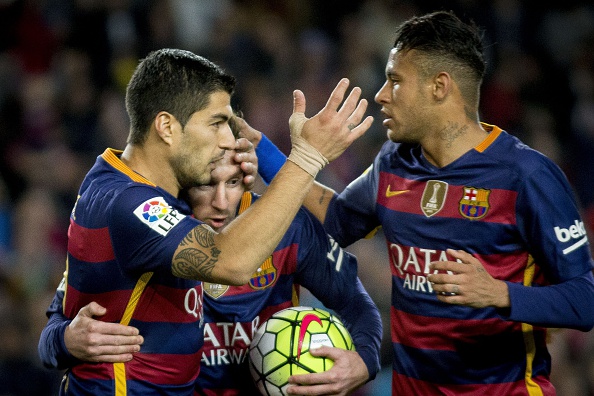 The MSN are in their usual business mode ahead of this game. (Photo via Getty Images)