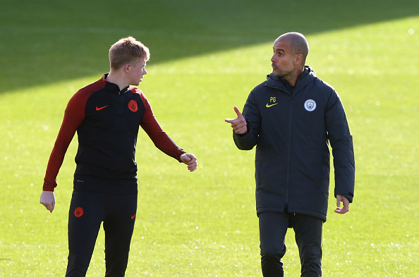 De Bruyne will be the key provider for Man City against Barca. (Photo by Alex Livesey/Getty Images)