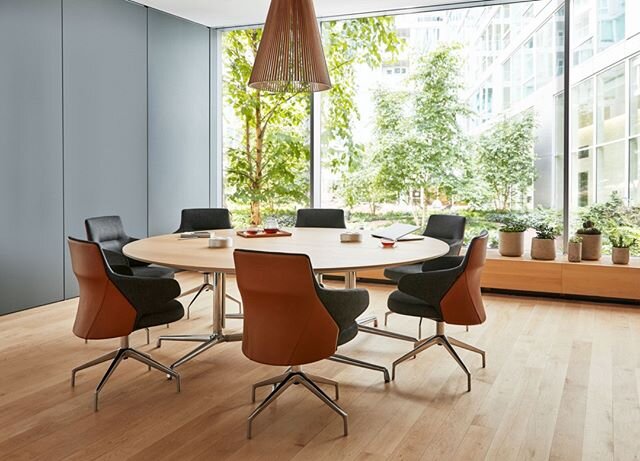 Make a great first impression on your clients with a light, bright, and comfortable meeting space.