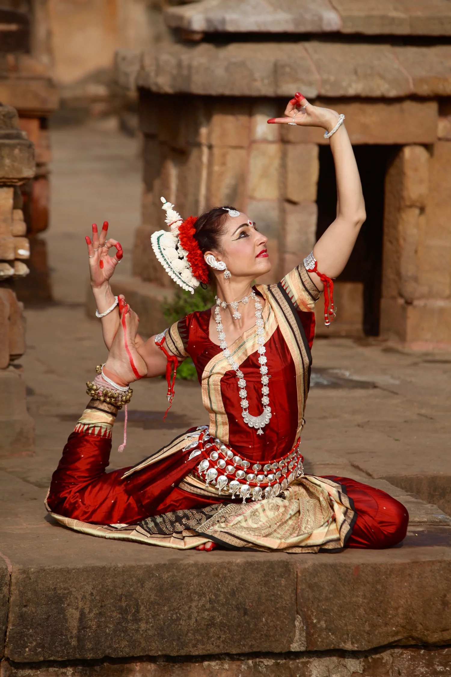 Yoga Dance in Temple