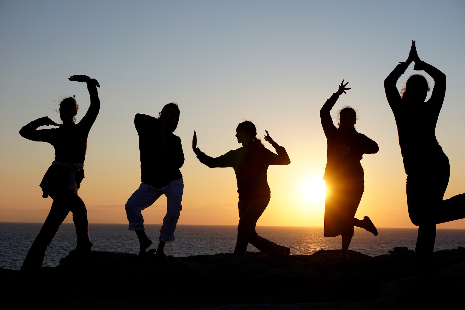 Sunset hike in Paros, 2016 Retreat
