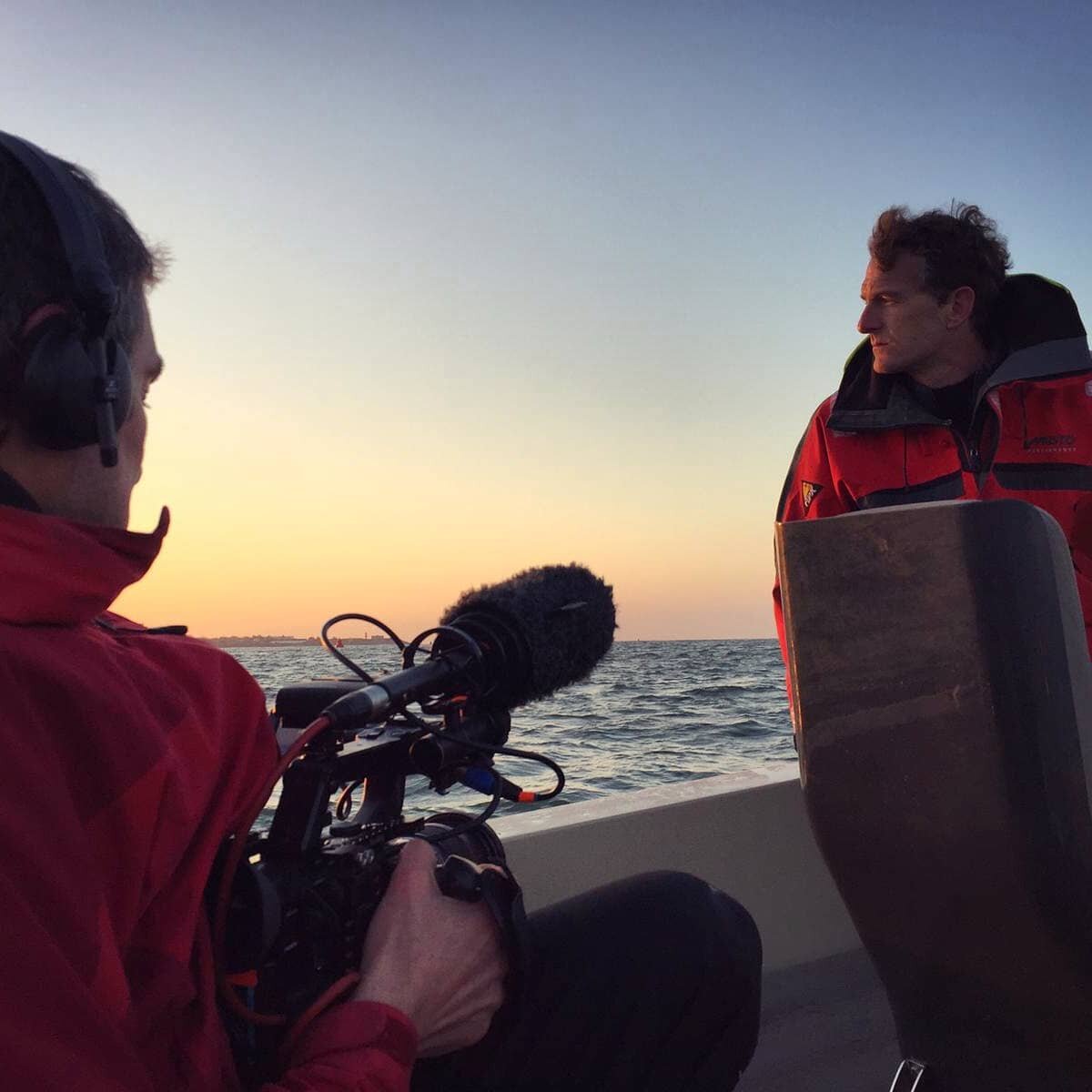 Sunrise on the Solent. Shooting the legendary Dan Snow for ace director Mark Edger on the History Hit documentary about the Bismarck. 

More to come soon - unsinkable! 

#historyhittv #dansnow #bismarck #documentaryfilm #sunrise #dop #solent  #videop