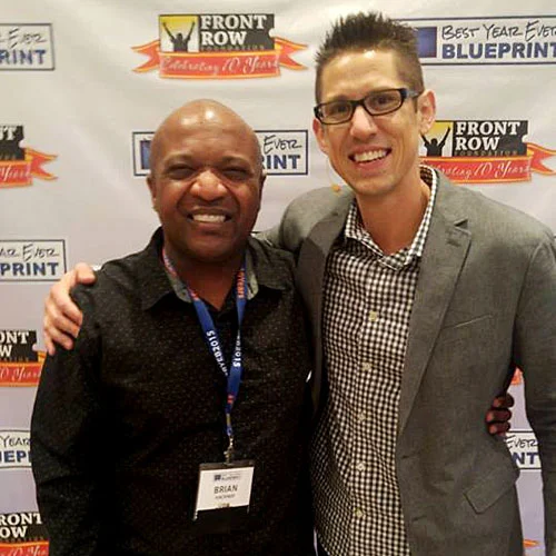 Brian with Hal Elrod, Author/Speaker (The Miracle Morning)