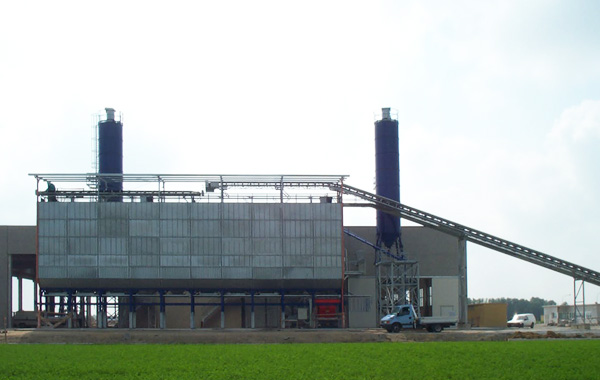 Centrale à béton horizontale