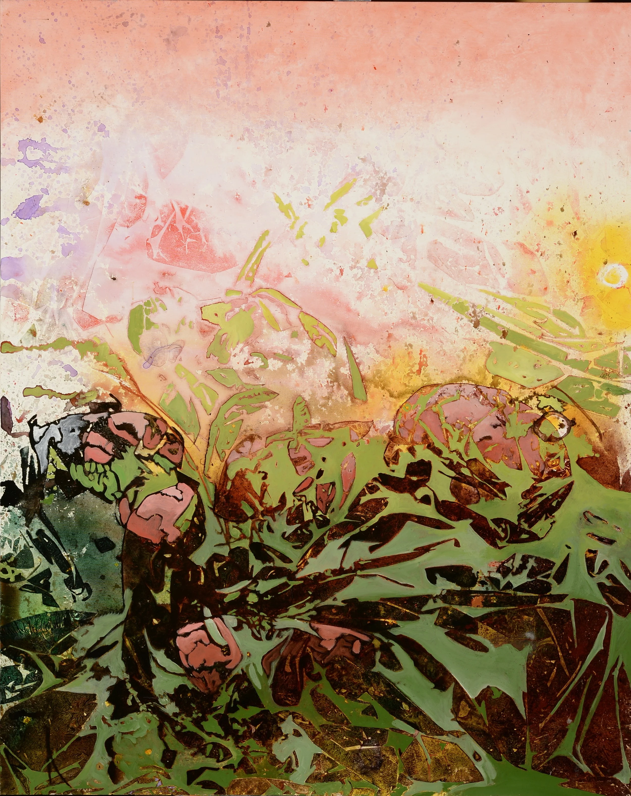 Veggie Garden  crylic on canvas 60%22 x 48%22 .JPG