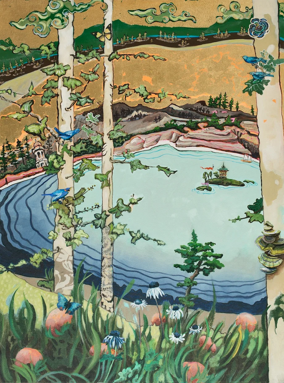 Mountain Lake 30"x40"  $2700