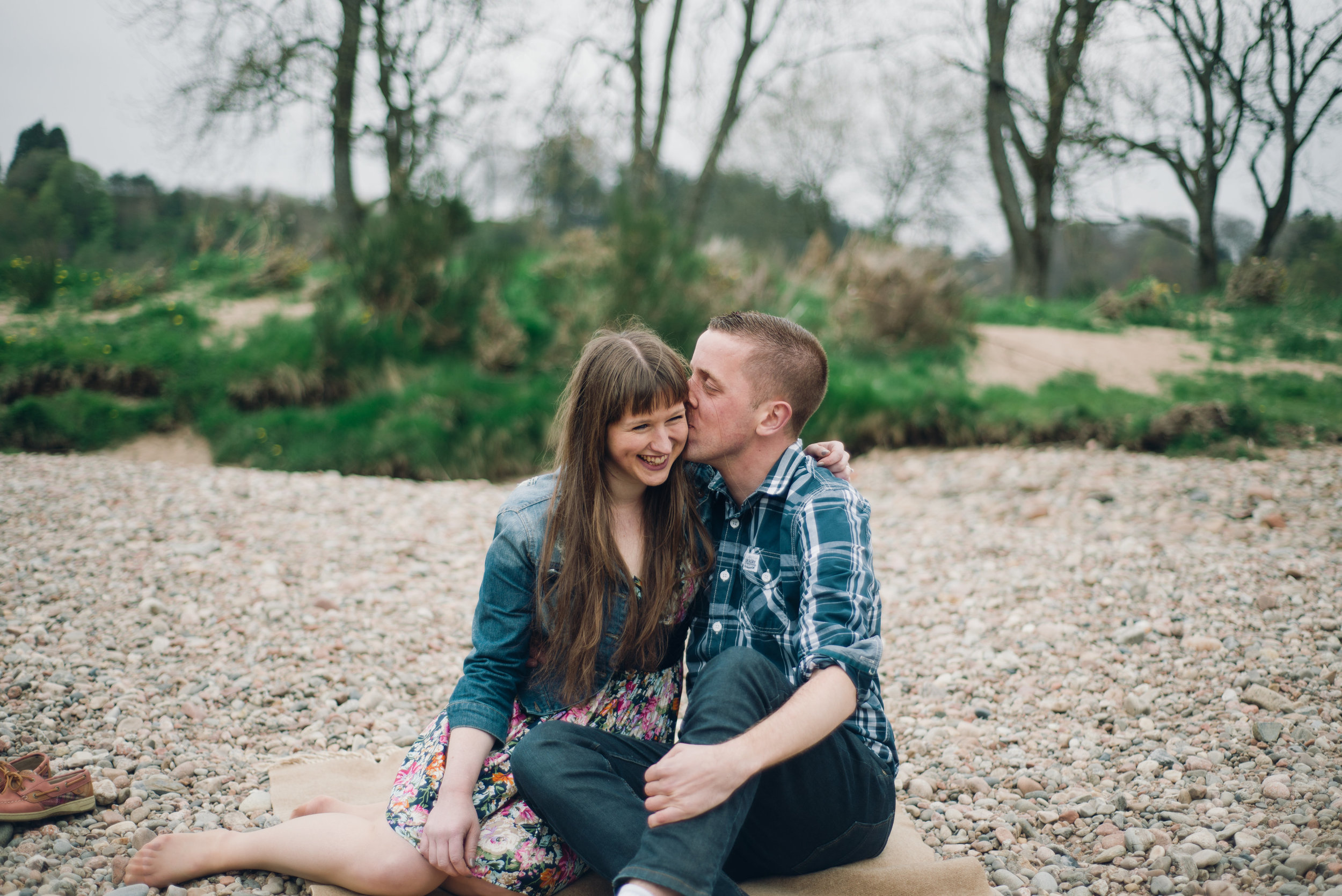 Doing an engagement session in Scotland with the sweetest couple ever!