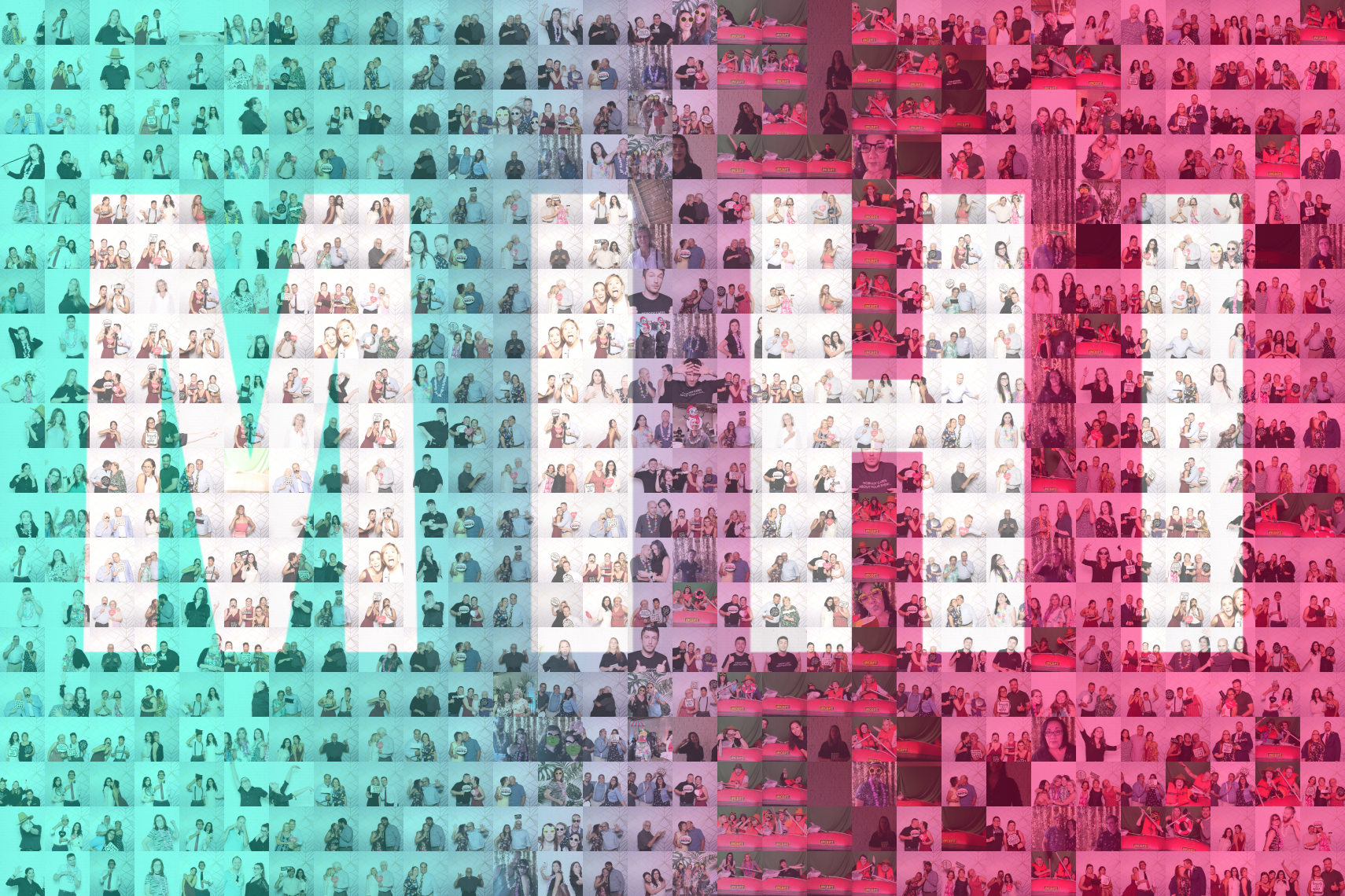 Mockup of your mosaic before your event so there are NO surprises