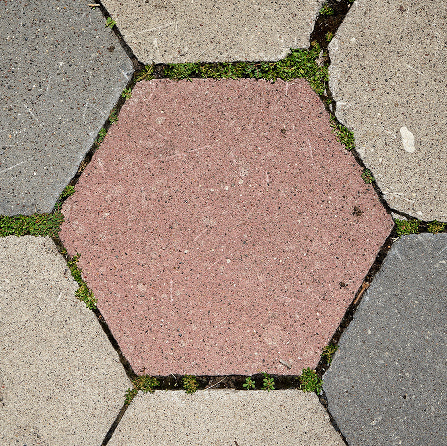 Hexagonal Concrete Pavers