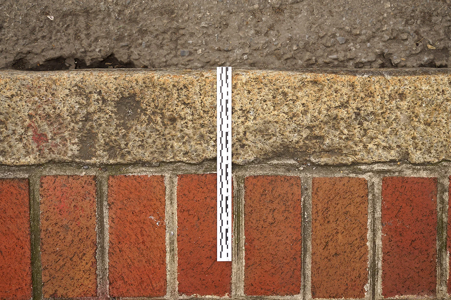 Granite curb -- Roanoke, Virginia, Campbell Street near Jefferson St
