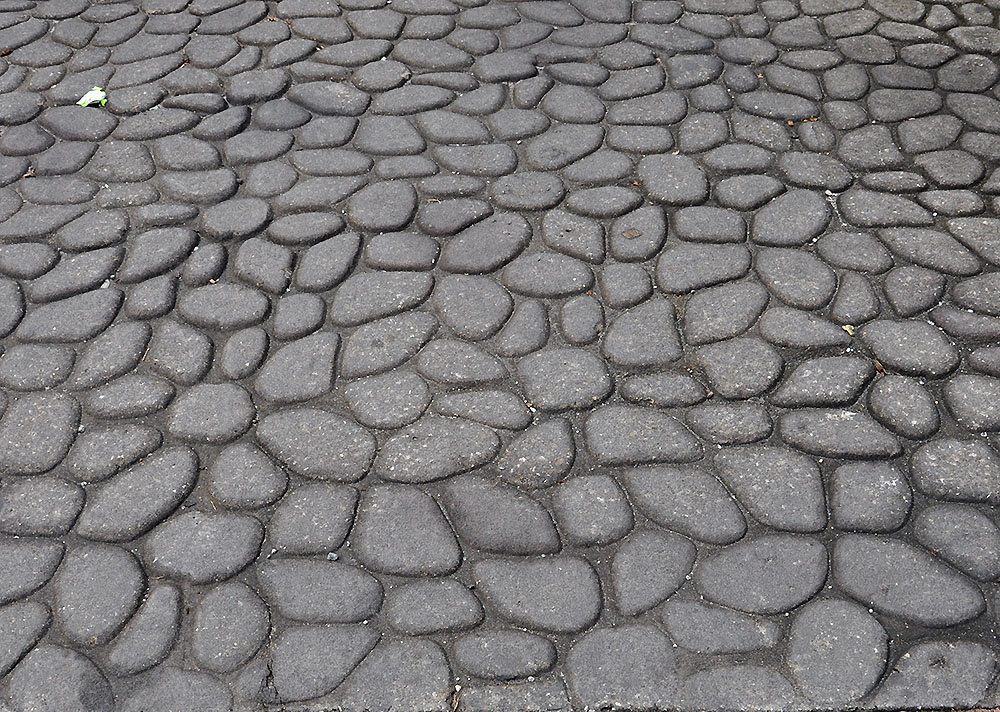 Stemped Concrete -- Cobblestone Pattern