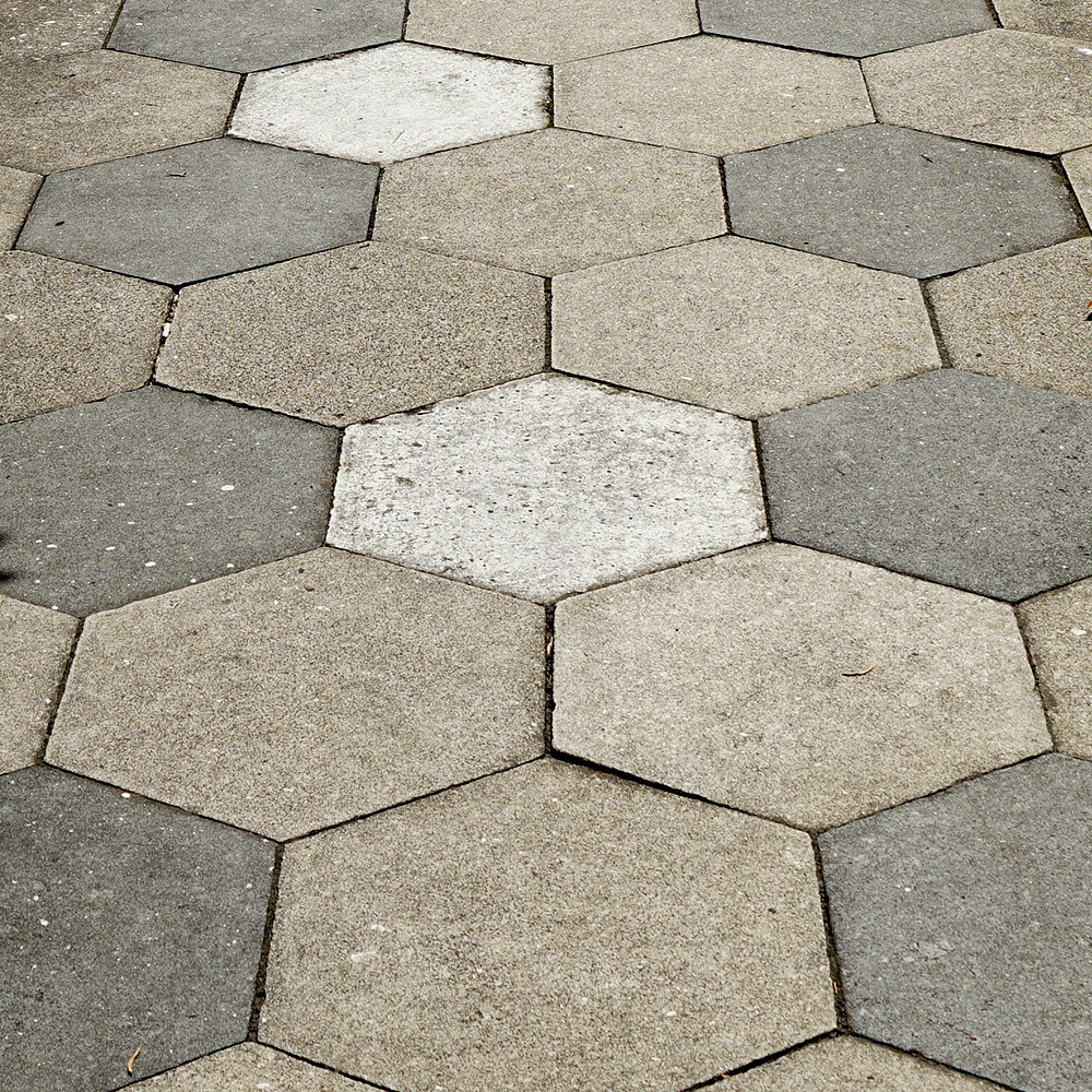 Hexagonal Concrete Pavers