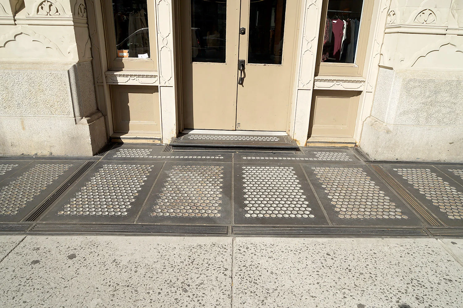 Prismatic Glass -- New York City, Broome Street at Mercer St
