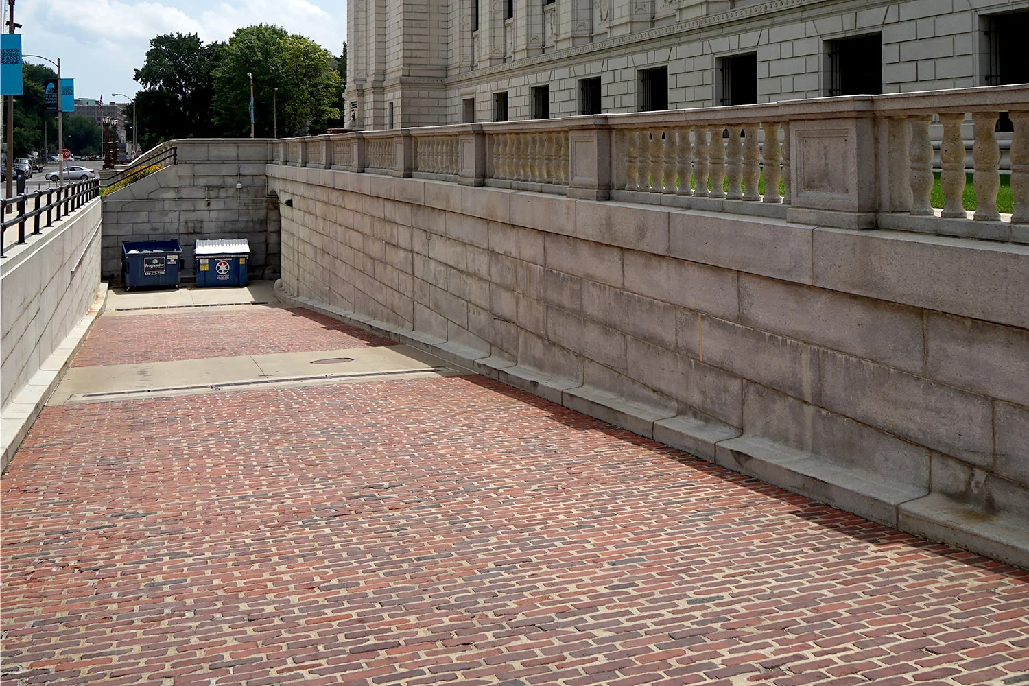 Central Library, east driveway, 2016