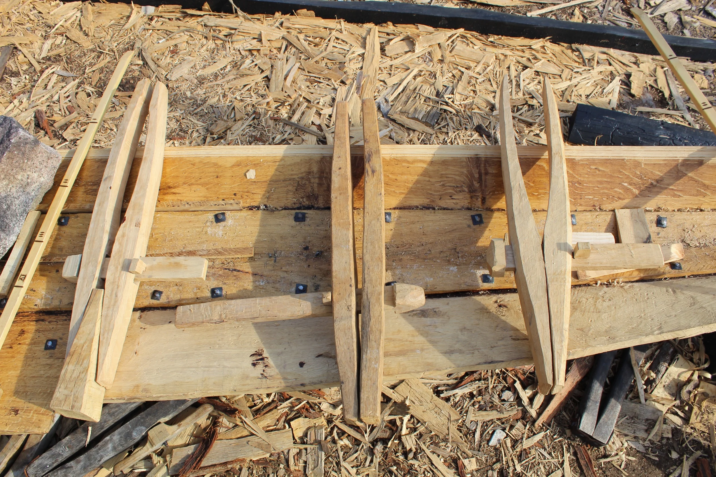 Reconstruction of Viking age clamps