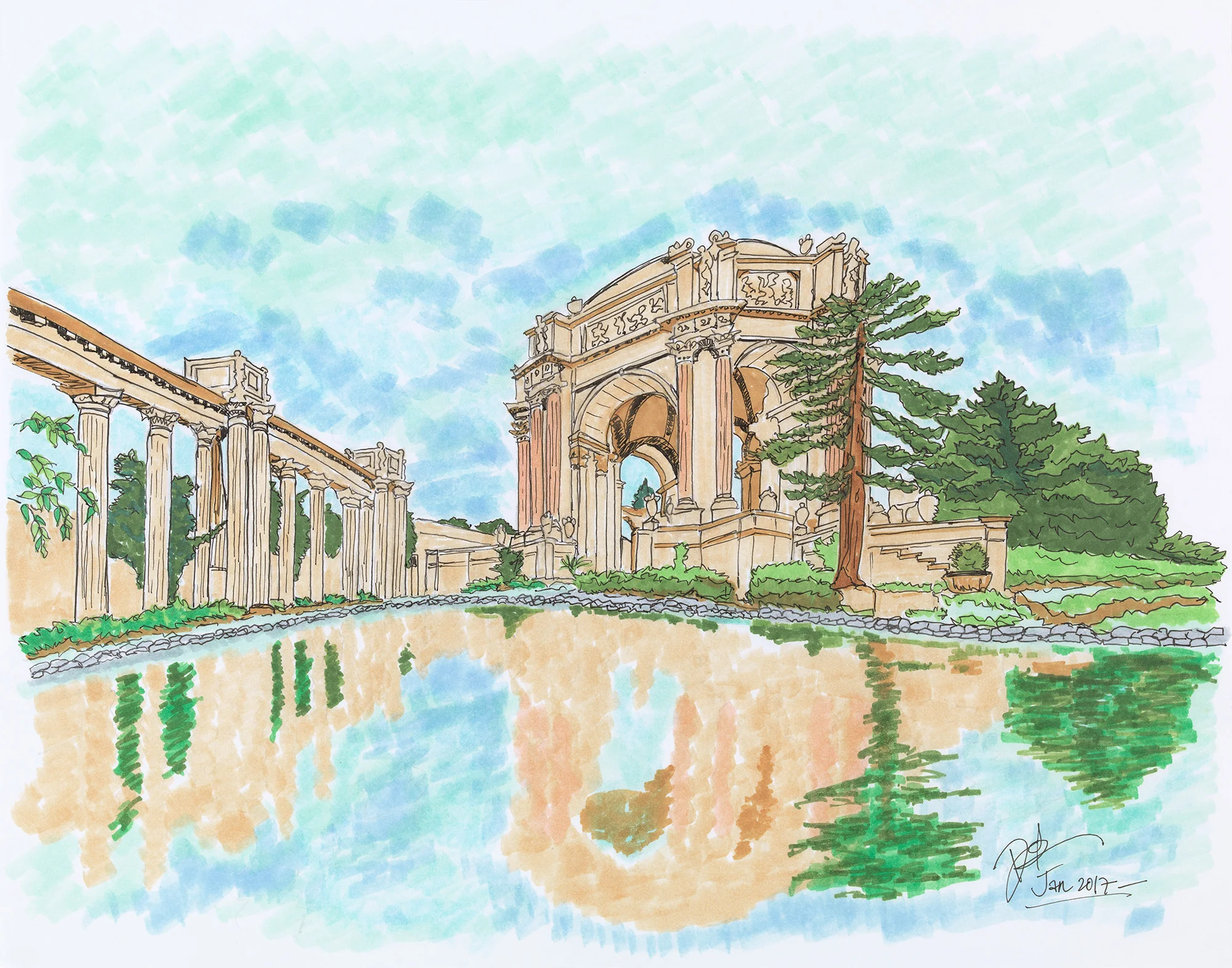 Palace of Fine Arts Reflections
