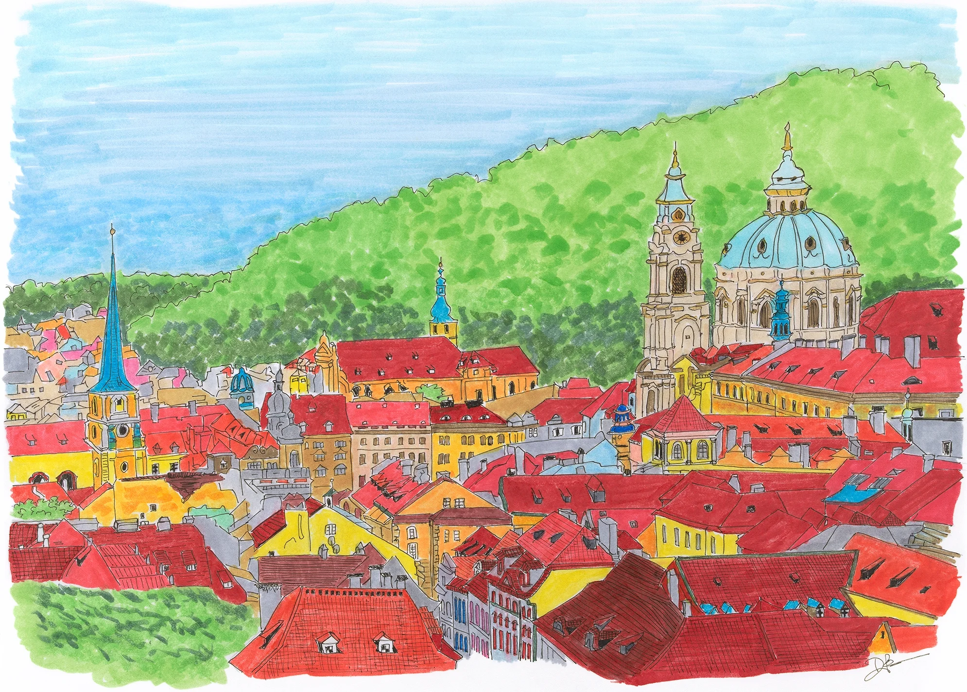 Rooftops and Stories of Prague