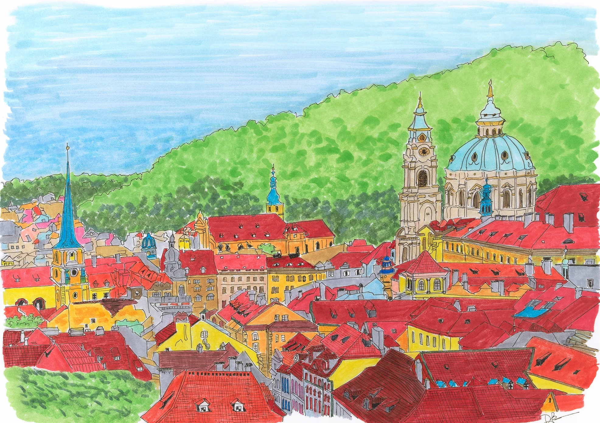 Rooftops and Stories of Prague