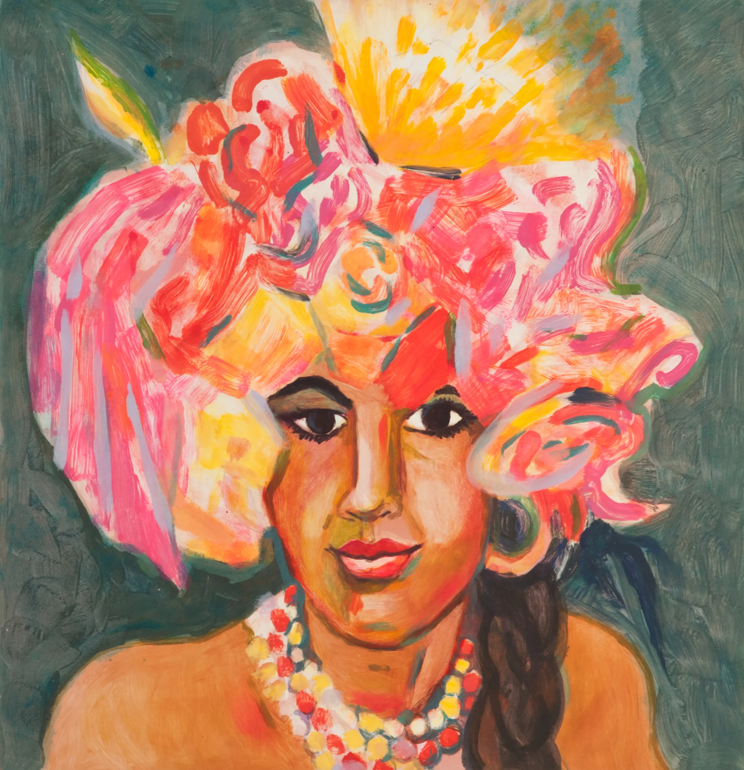 Karen Heagle "Batacuda" 2007. Monotype Series. 22 x 30"