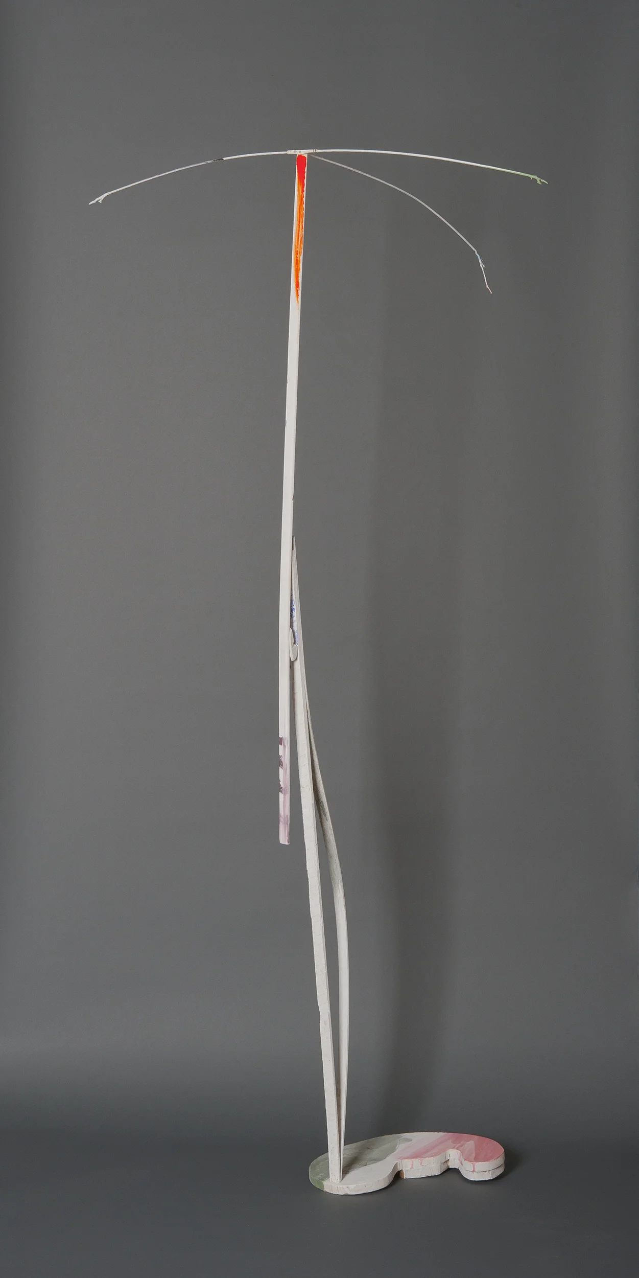 Ellen Babcock "Crane #1" 2013. Wood, Paint. 75 x 30 x 42"