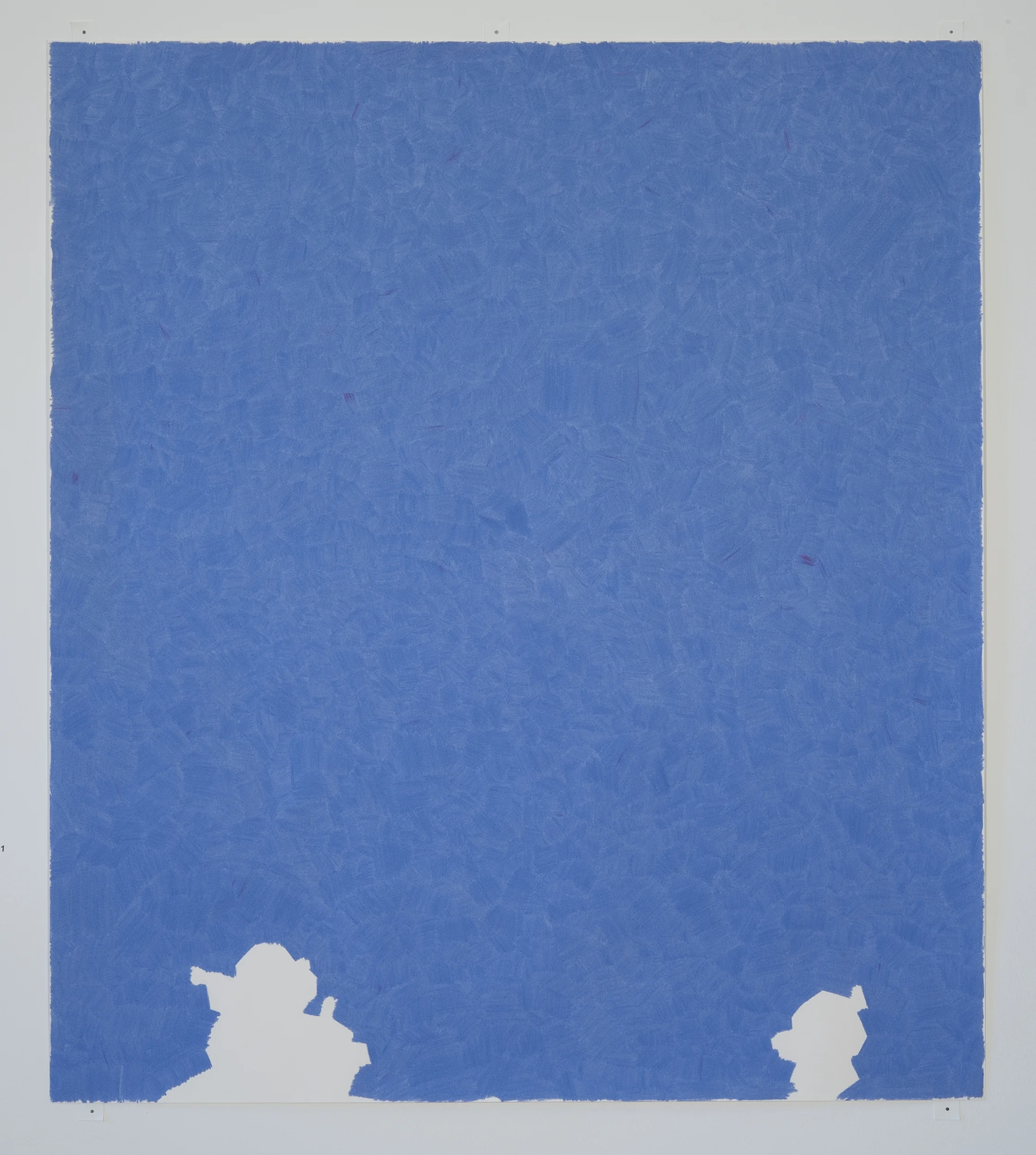 Lucrecia Troncoso "Prismacolor Blue Violet PC1079" 2012. Colored Pencil on Paper. 42 x 37"