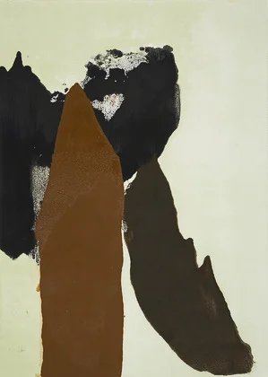 Kay Harvey After Africa 02, After Africa Series, 2004, 48 x 36 inches, monotype, Oil on Paper