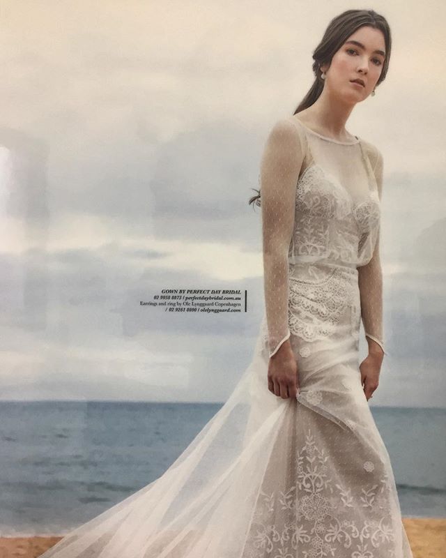 Loving this image from Complete Wedding Magazine for Perfect Day Bridal  of our Gatsby gown beachside. Stocked exclusively in Sydney @perfectdaybridal 
#weddingdress #weddinggown #lace #bride #sydneybride #sydneybridalblogger #bridalmagazine #sydneyw