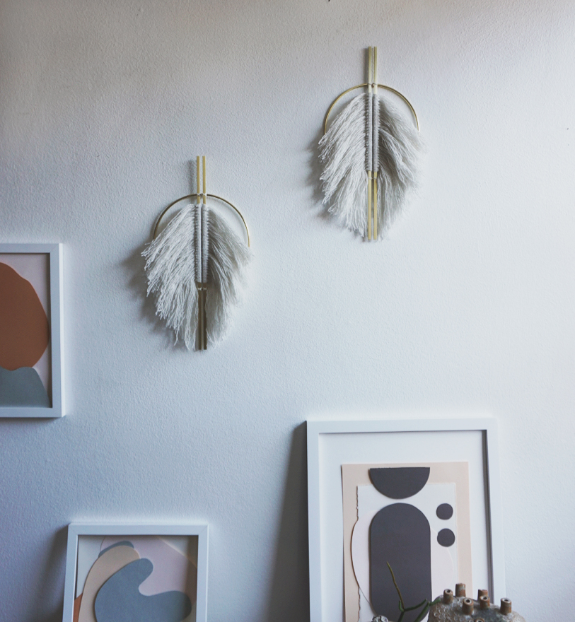 Attalie Dexter Home + Accessories - Vertical Fringed Wall Hanging