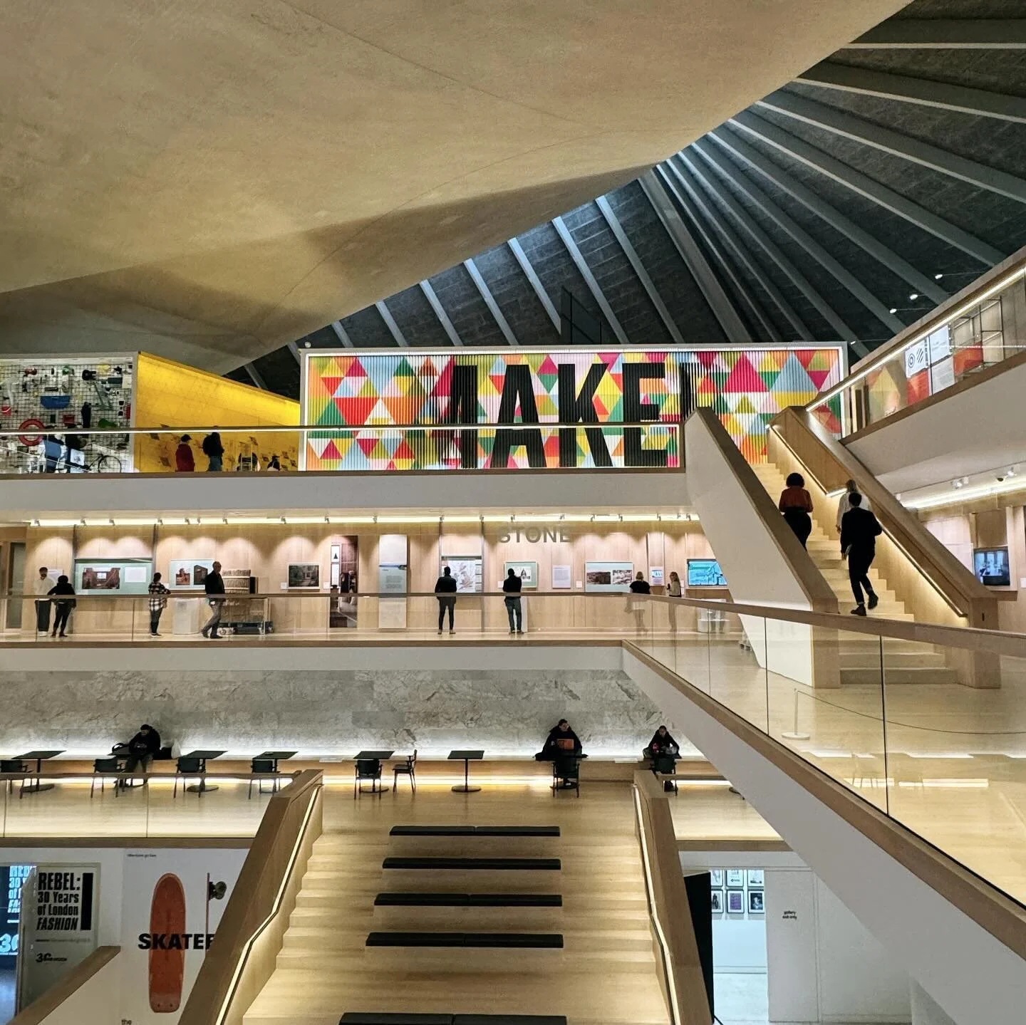 A proud dad moment at the London @designmuseum where the 2015 M1 @matternet unmanned aerial vehicle is displayed in the permanent collection Agents for Change section; in good company of fellow @royalcollegeofart alumni #dunneandraby designers and th