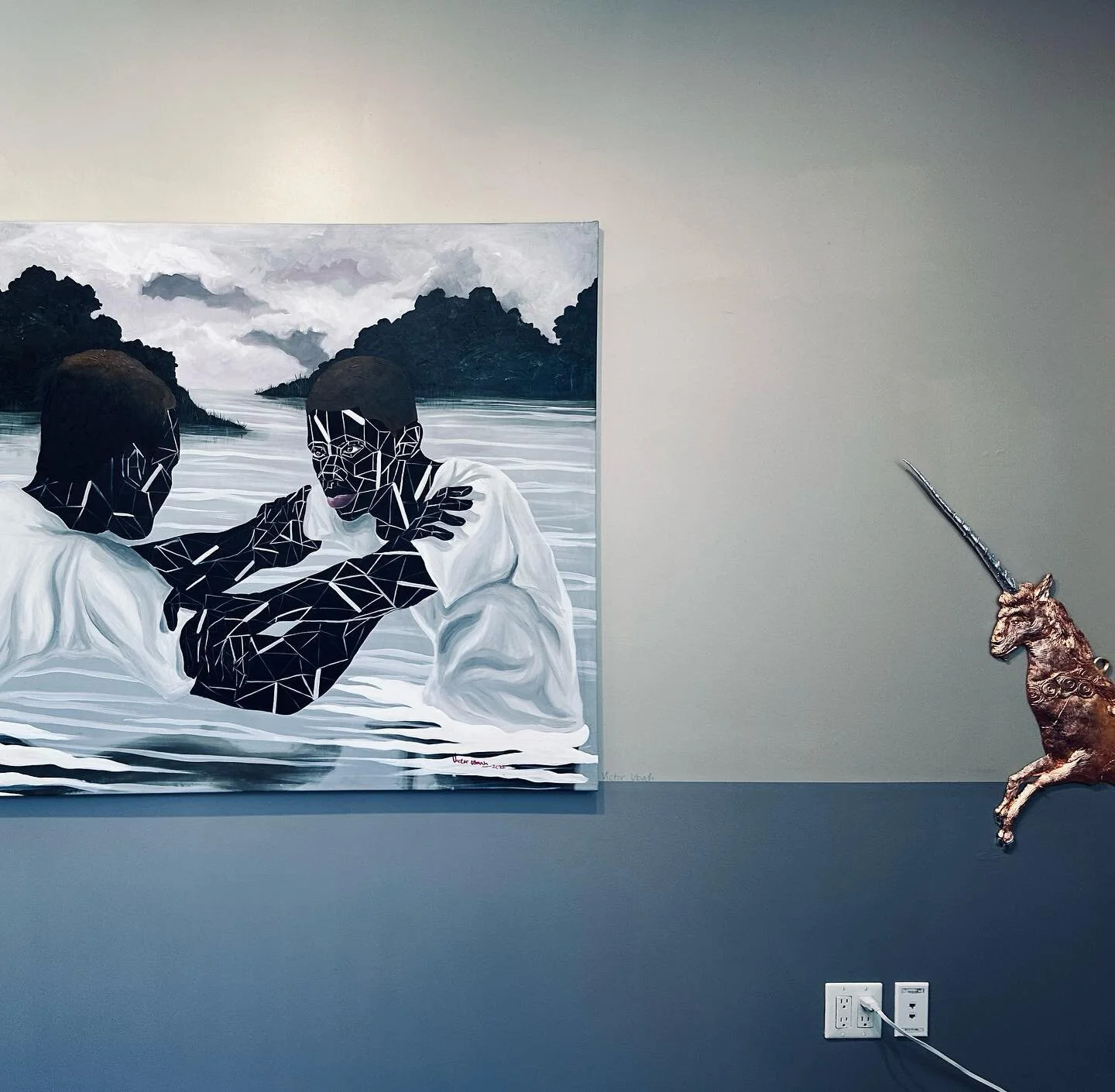 @felixartfair it&rsquo;s the intimacy, domesticity and proportions that I love about this art fair 💥

#artfairla #felixartfair #artandlife #losangelesartscene #hotelart